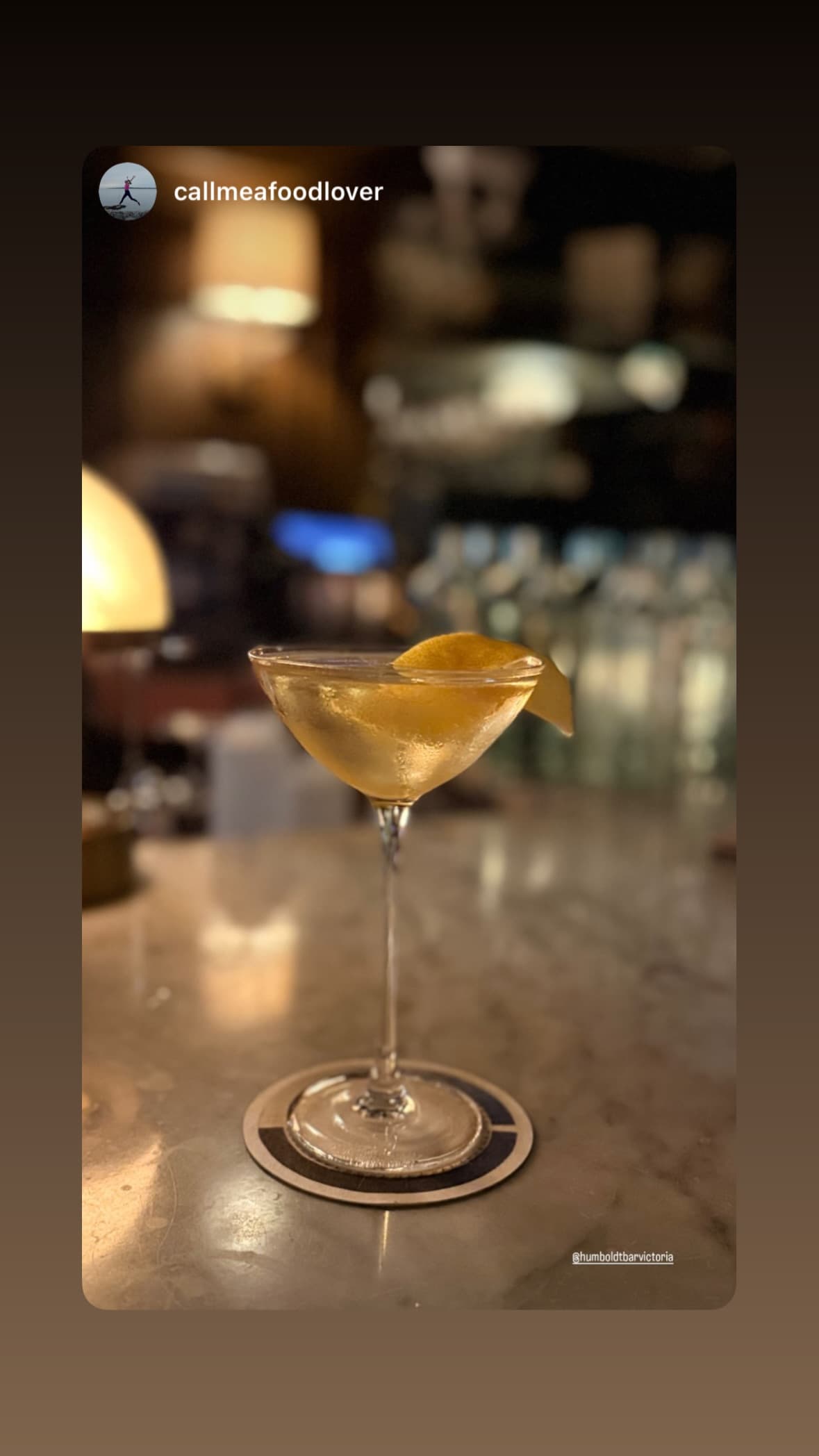 Guests raising a toast across the bar in warm light